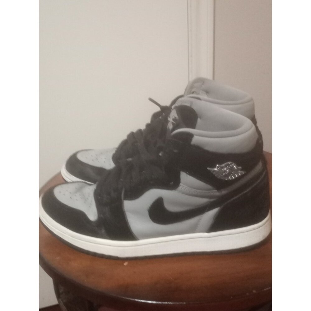 Nike Jordan 1 Retro High OG Twist 2.0 Med Black Grey Wmns 9/Men 7 DZ2523-001 - Picture 9 of 13